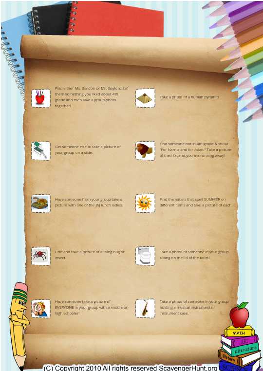 4th grade end of year party