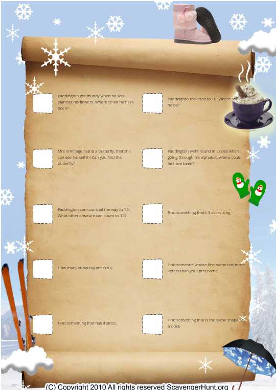 Maths Scavenger Hunt