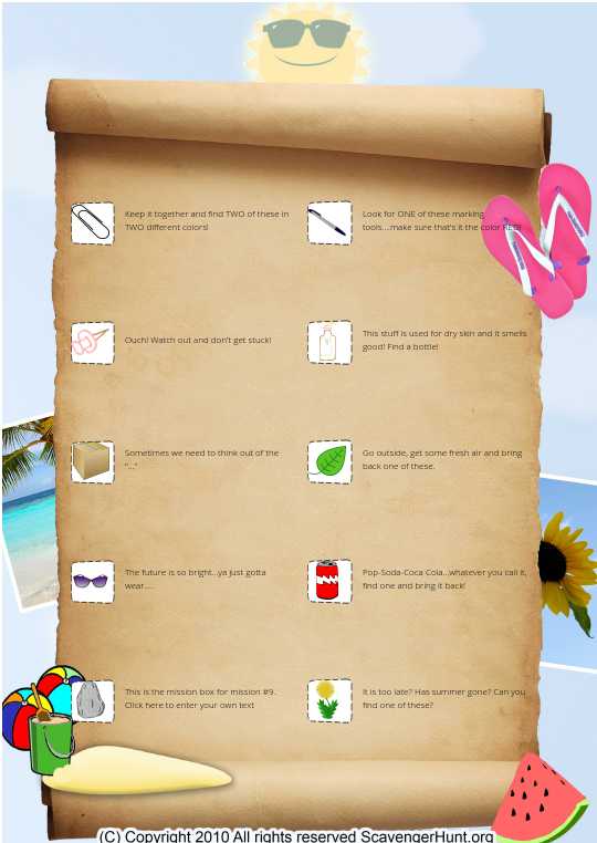 North Stars Scavenger Hunt!